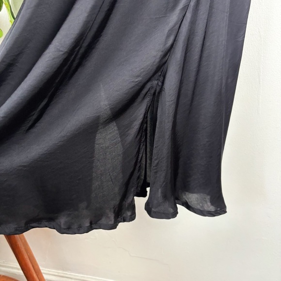 Natalie Martin Black Slip Dress Sz M - Picture 7 of 7